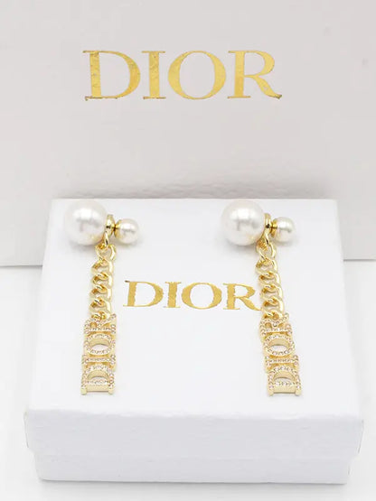 حلق ديور طويل 590 حلق dior