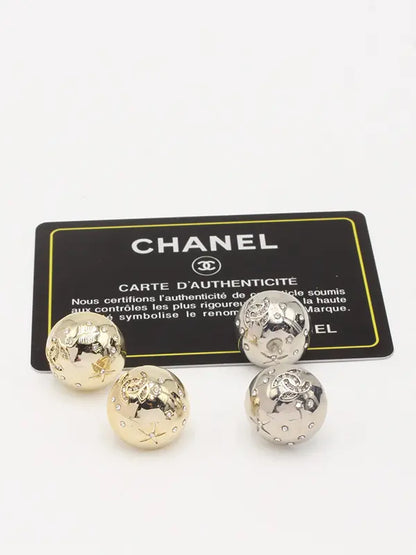 حلق شانيل مدور 567 حلق chanel