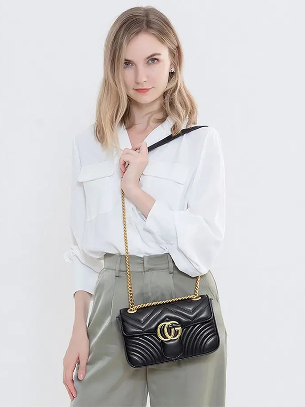 شنطة قوتشي مستوحاه اسود صغيره شنط وحقائب gucci
