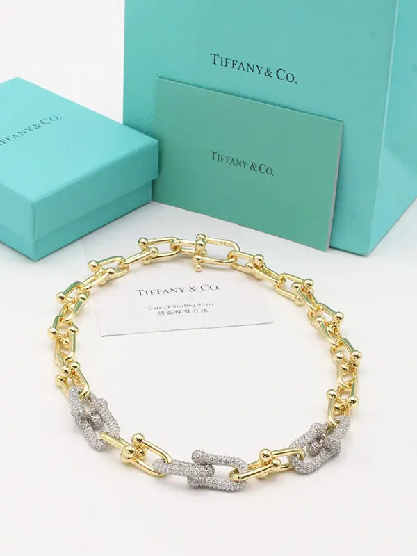 سلسال تيفاني الجديد ملتي زركون ماستر 740 سلسال tiffany ذهبي
