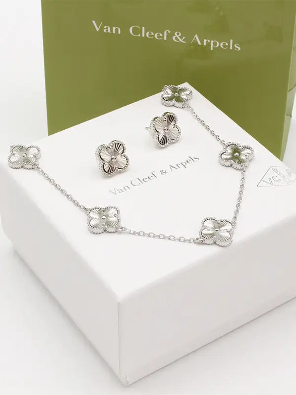 طقم فان كليف 5 وردات 02517 اطقم van cleef