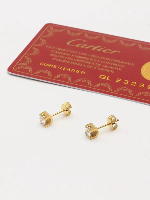 حلق كارتير صغير زركون ماستر حلق CARTIER