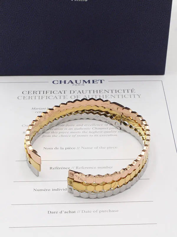 اساور شومية 3 قطع ملونه فلات اسواره chaumet