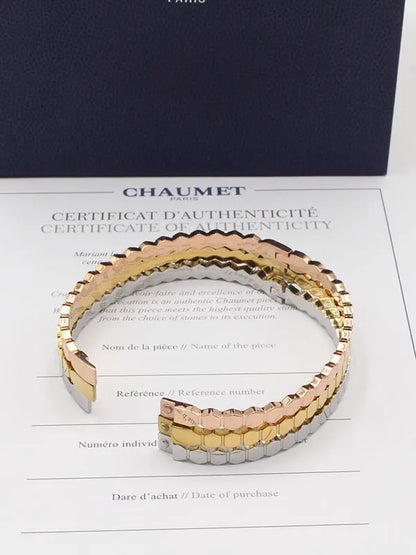 اساور شومية 3 قطع ملونه فلات اسواره chaumet