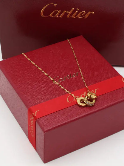 سلسال كارتير ثري بندنتس لوقو سلسال CARTIER