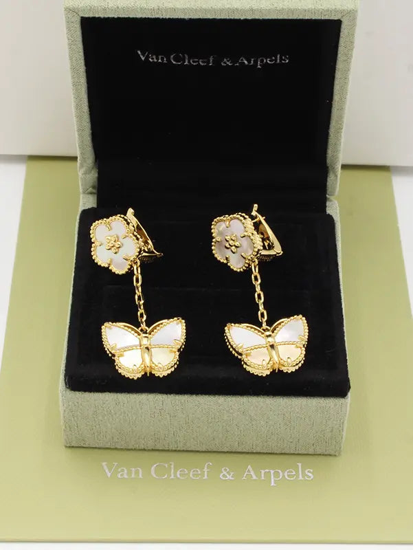 حلق فان كليف فينتاج الامبرا وسط الماستر حلق van cleef