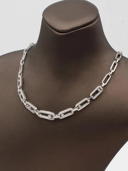 سلسال عقد ميسيكا فل زركون الماستر - اكسسوارات جويل