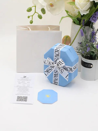 ملحقات سواروفسكي للاطقم بلو وايت هدايا Swarovski