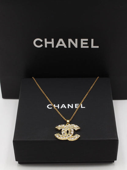 سلسال شانيل لوقو لوقو وزركون سلسال chanel ذهبي