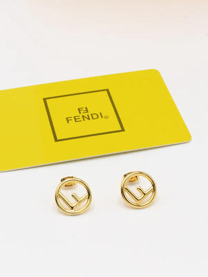 حلق فندي الجديد ماستر لوقو حلق fendi