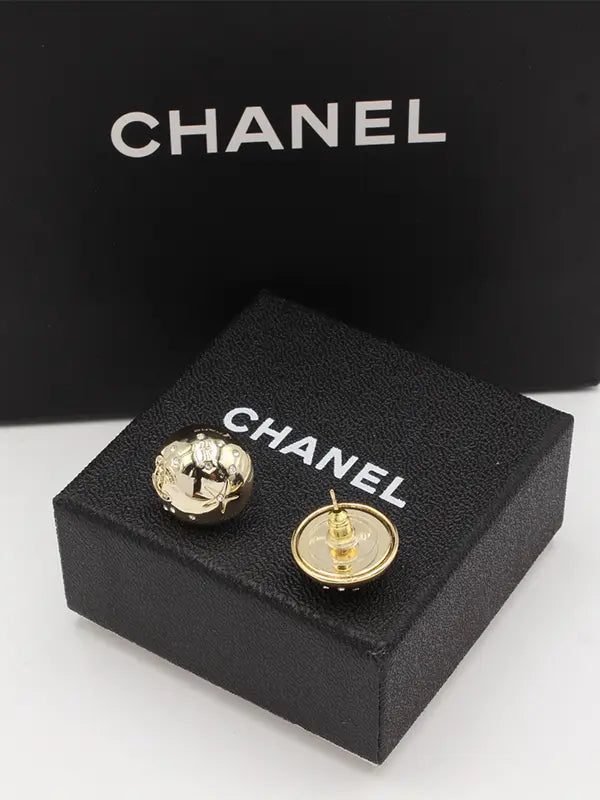 حلق شانيل مدور 567 حلق chanel