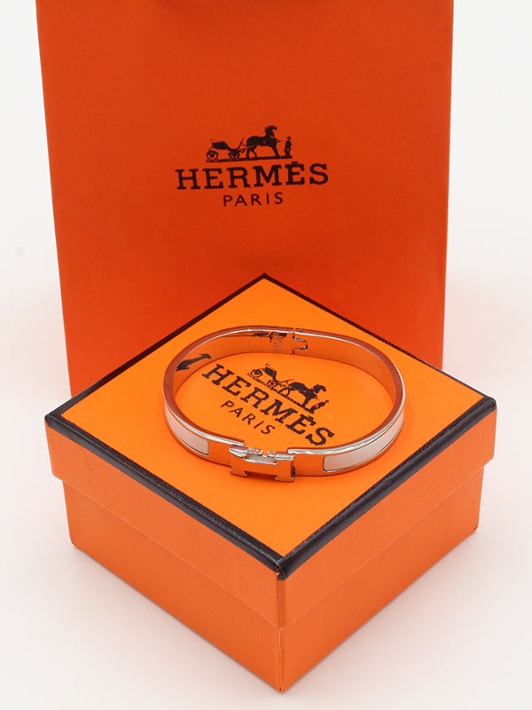 اسواره هيرمز SLIM اسواره HERMES ابيض فضي