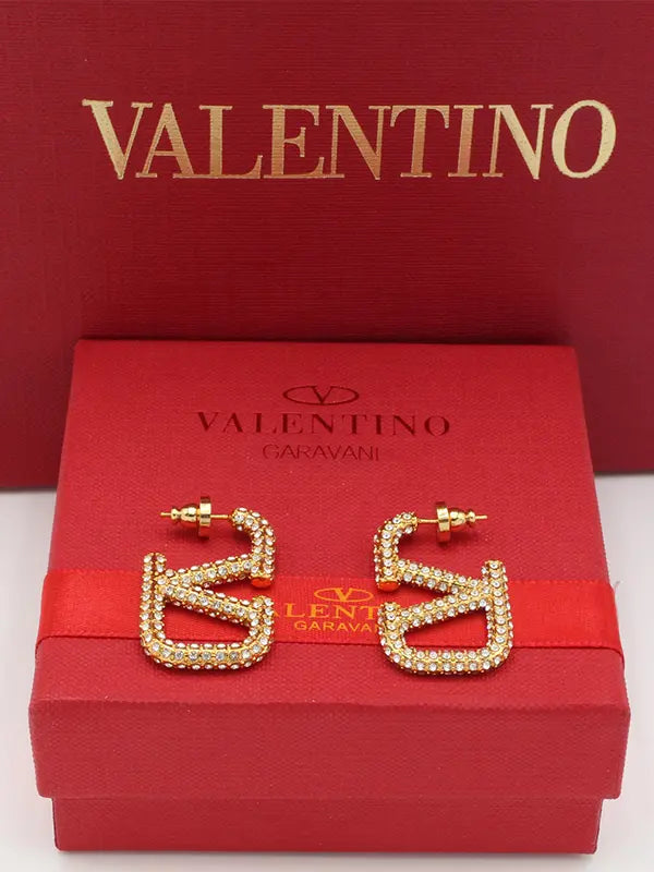 حلق فالنتينو كريستال وسط ماستر حلق VALENTINO