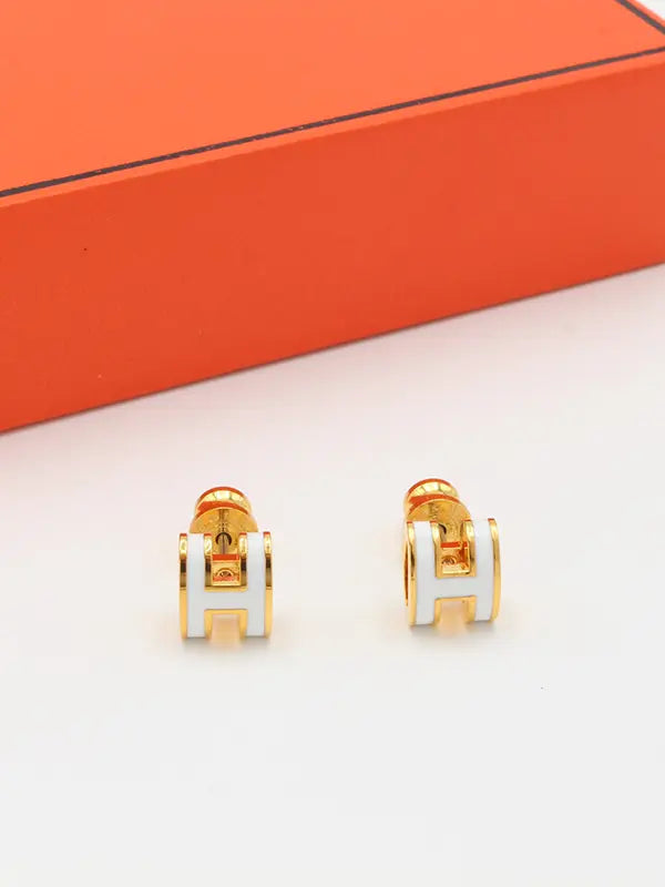 حلق هيرمز ذهبي الماستر حلق HERMES