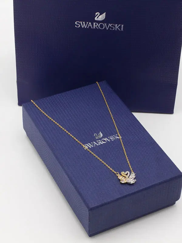 سلسال سواروفسكي الجديد صغير لوقو سلسال Swarovski