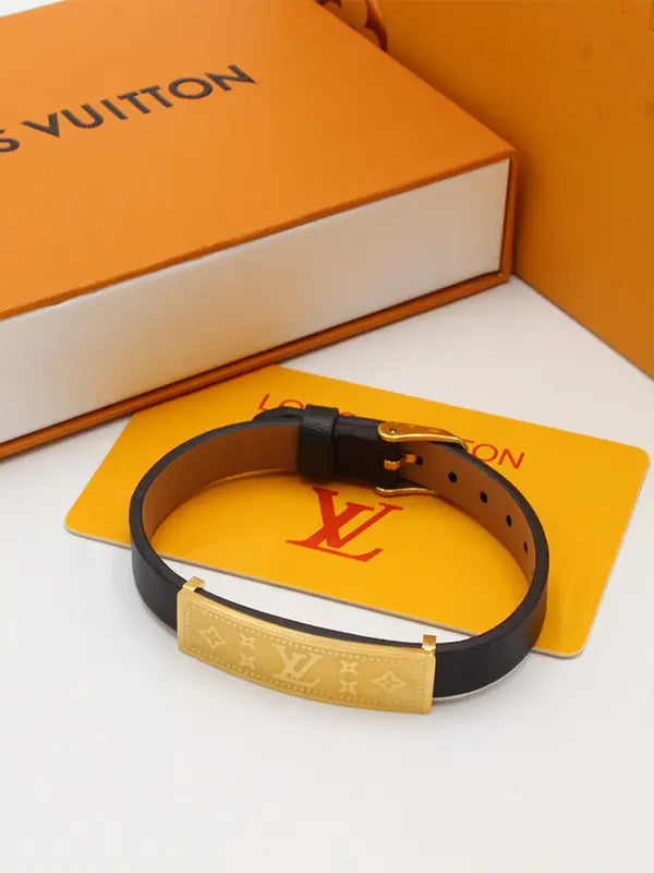 اساور لويس فيتون جلد اسود اسواره louis vuitton