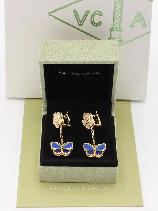 حلق فان كليف فينتاج الامبرا وسط الماستر حلق van cleef