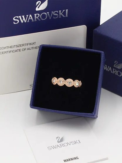 خاتم سواروفسكي دبله زركون خواتم Swarovski