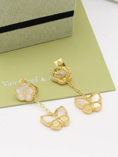 حلق فان كليف فينتاج الامبرا وسط الماستر حلق van cleef