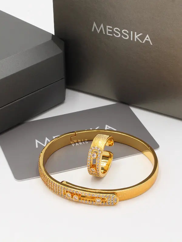 اسواره وخاتم ميسيكا زركون 977 اسواره messika