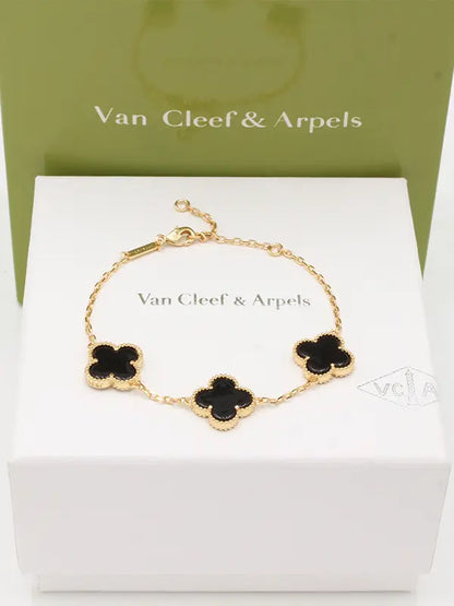 اسواره فان كليف ورود 729 اسواره van cleef اسود ذهبي