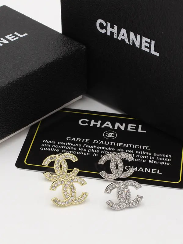 حلق شانيل زركون 583 حلق chanel
