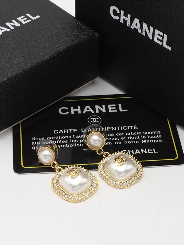حلق شانيل 550 حلق chanel ذهبي