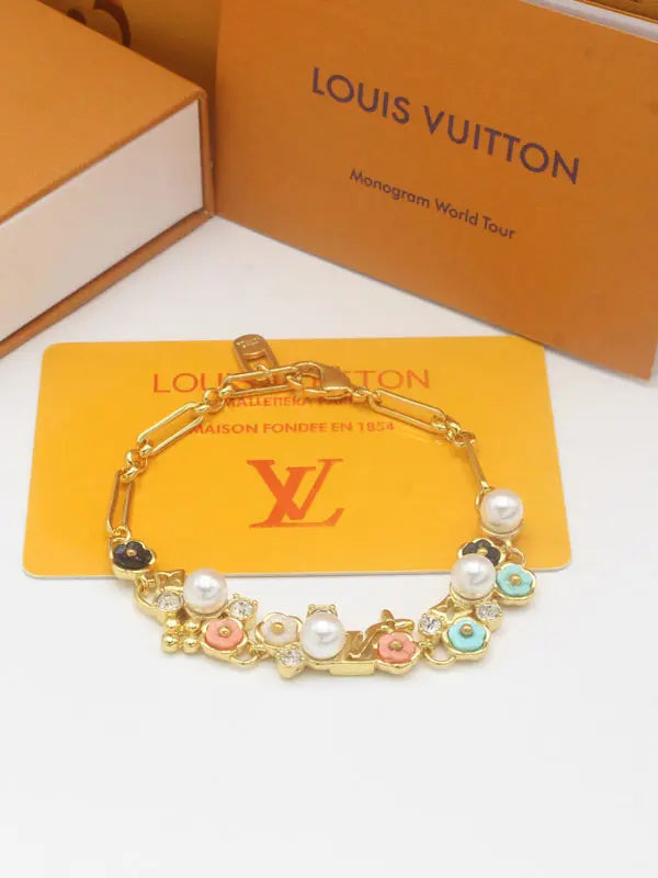 اساور لويس فيتون فلاور ملتي بيرل لوقو ماستر اسواره louis vuitton