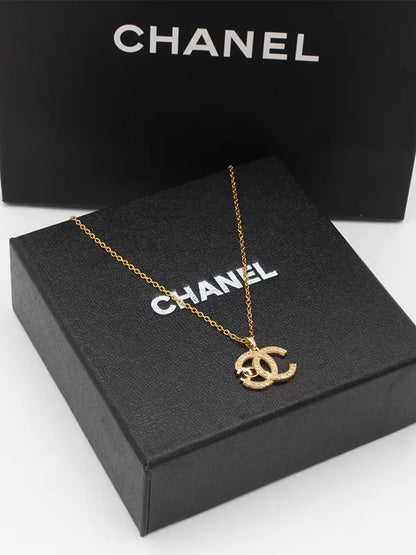 سلسال شانيل زركون ذهبي 670 سلسال chanel