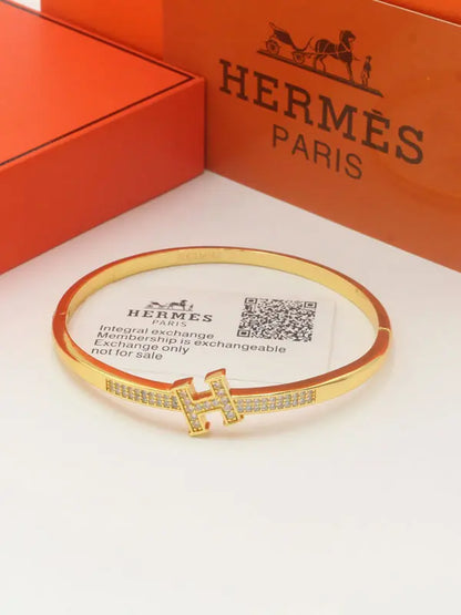 اساور هيرمز اتش ماستر لوقو زركون اسواره HERMES
