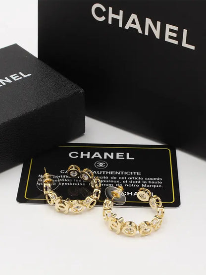 حلق شانيل 585 حلق chanel