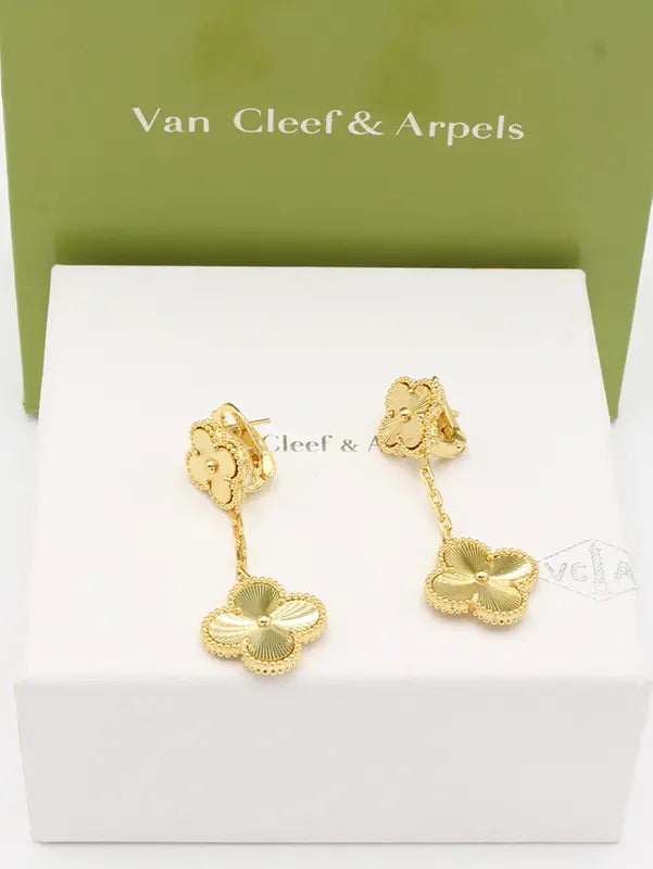 حلق فان كليف وردتين ماستـر حلق van cleef