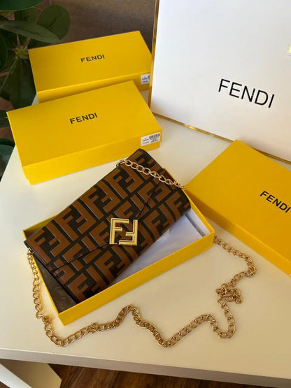 شنطة فندي الجديد 73 شنط وحقائب chanel bags بني
