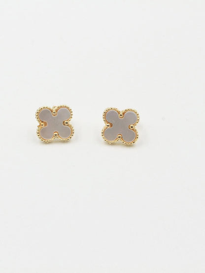 حلق فان كليف مقاس 1.4 سم حلق van cleef ابيض