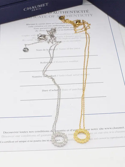 سلسال شومية مدور صغير ماستر سلسال chaumet