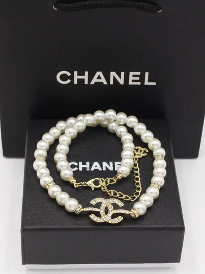 سلسال شانيل بيرل كريستال سلسال chanel
