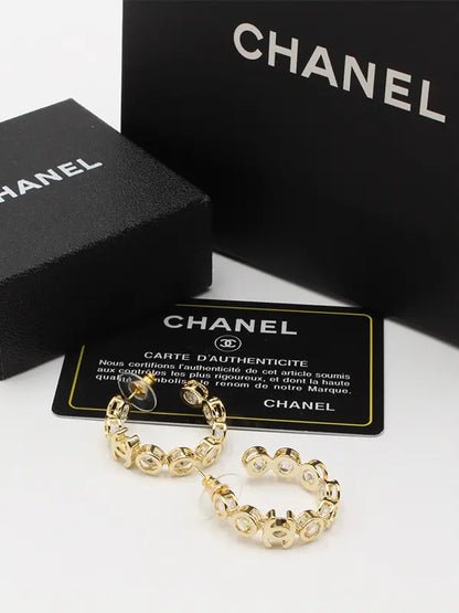 حلق شانيل 585 حلق chanel