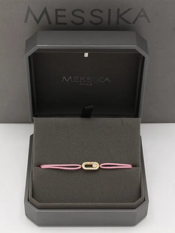 اساور ميسيكا خيط صغيره ناعمة اسواره messika بينك ذهبي