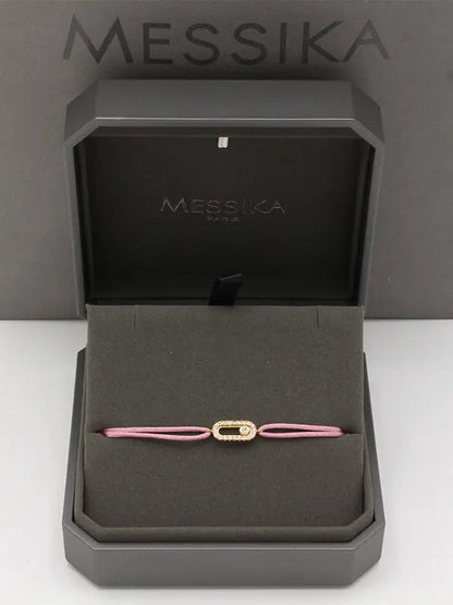 اساور ميسيكا خيط صغيره ناعمة اسواره messika بينك ذهبي
