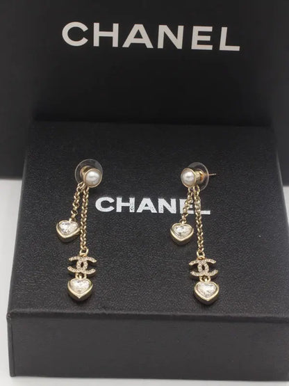 حلق شانيل انتيك طويل 662 حلق chanel ذهبي
