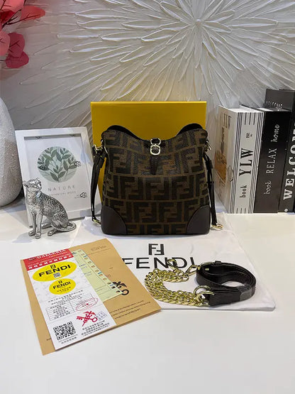 شنطة فندي نيو ماستر شنط وحقائب fendi bags بني