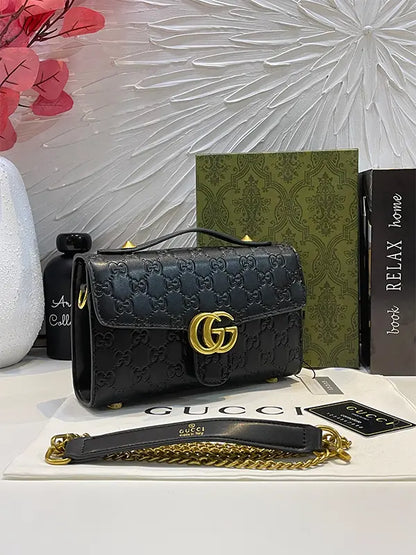 شنطة قوتشي اسود سمول شنط وحقائب gucci bags