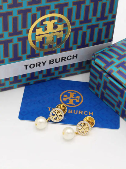 حلق توري بورش الجديد 684 حلق tory burch ذهبي