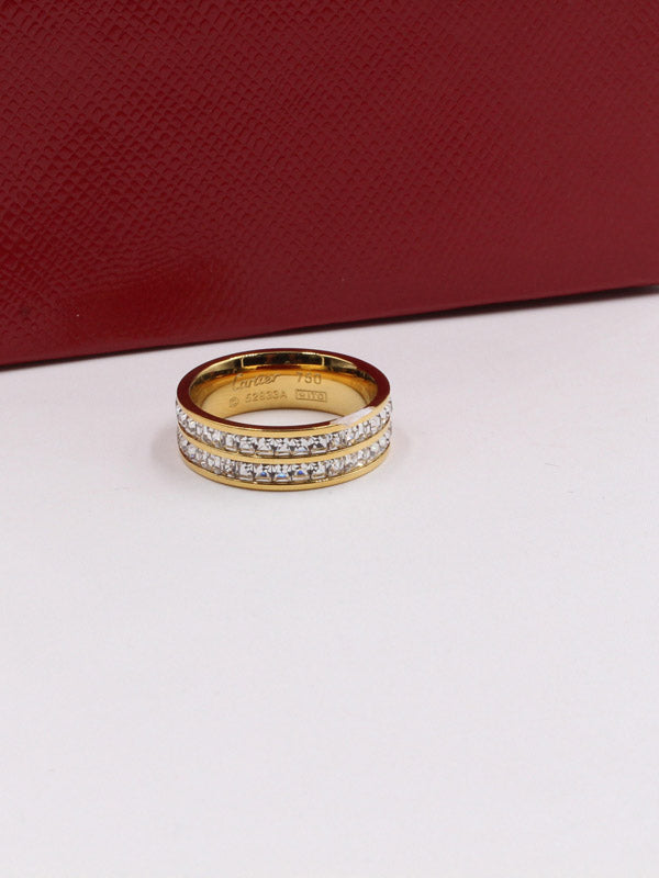 دبلة كارتير كريستال عريضه خواتم CARTIER