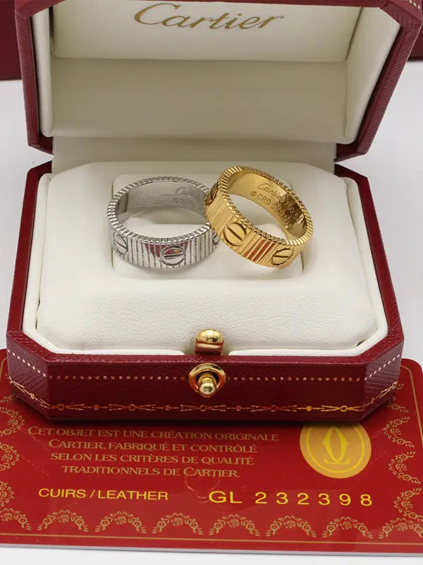 خاتم كارتير الترند الجديد لوقو خواتم CARTIER