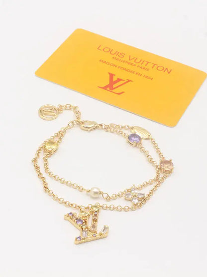 اساور لويس فيتون موف ستون دبل لاينز لوقو ماستر اسواره louis vuitton