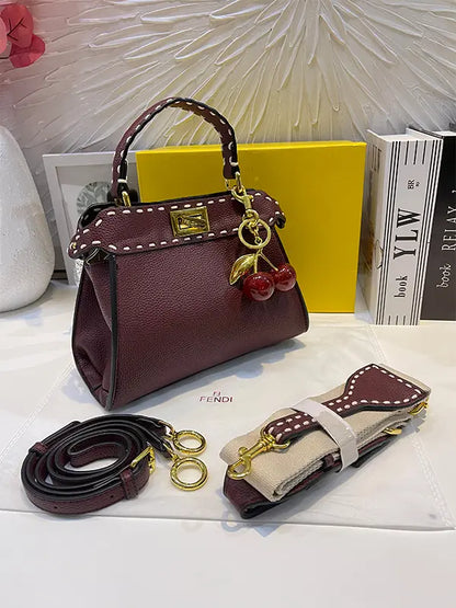 شنطة فندي بتعليقه كرز شنط وحقائب fendi bags