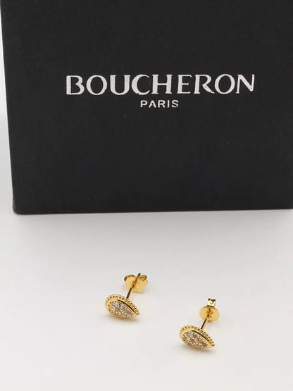 حلق بوشرون زركون صغير ماستر 735 حلق bucheron