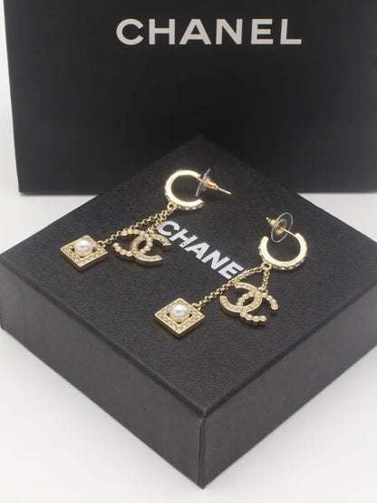 حلق شانيل الجديد 668 حلق chanel
