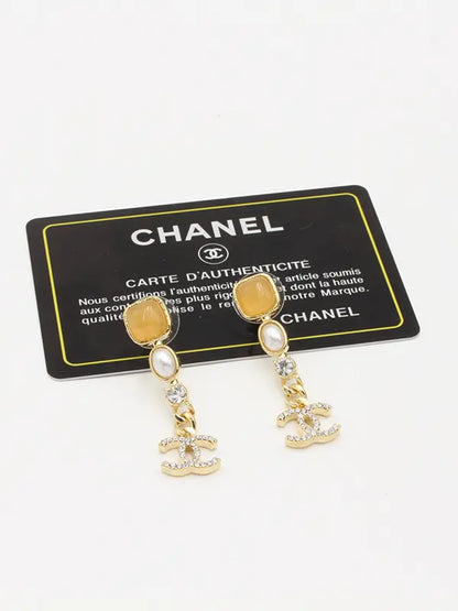 حلق شانيل 570 حلق chanel ذهبي